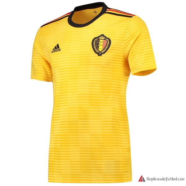 Camiseta Seleccion Bélgica Segunda equipación 2018 Amarillo